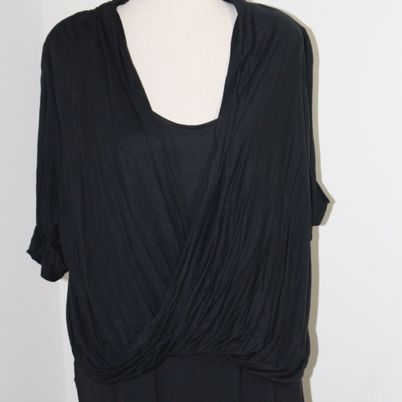 H By Halston, Drape Knit Twist front sheath dress - Picture 5 of 13